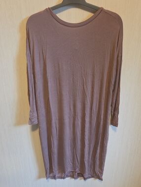 New Love & Lore Mauve Long-Sleeve Women’s Sleep Shirt